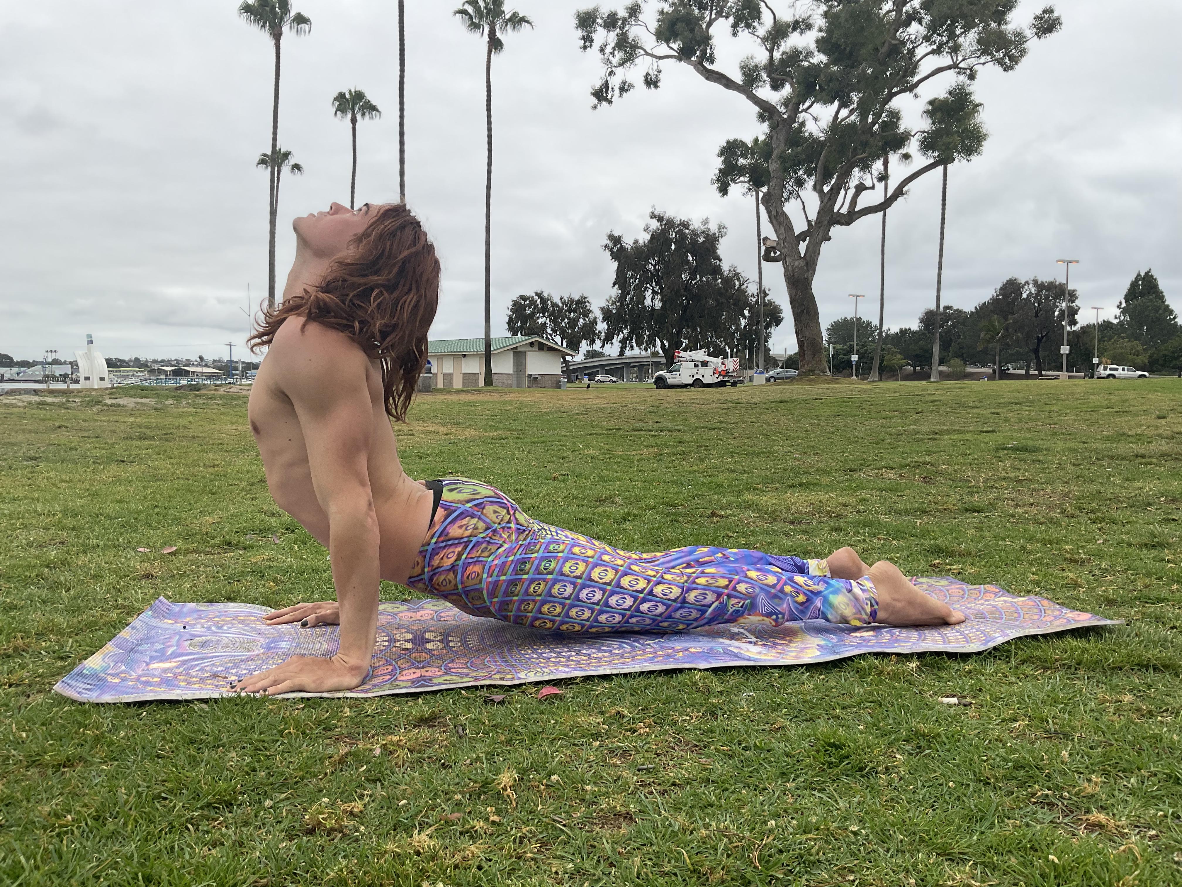 Outdoor Rocket Yoga Practice